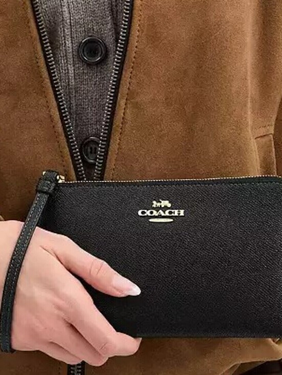 Coach Handbags - COACH LEATHER WRISTLET